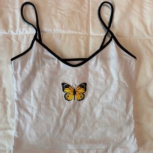 BUTTERFLY CROPPED TANK